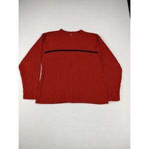 Ferruche Sweater Men's Large Red  Knit Cabincore‎ Cozycore Campcore Y2K Vintage